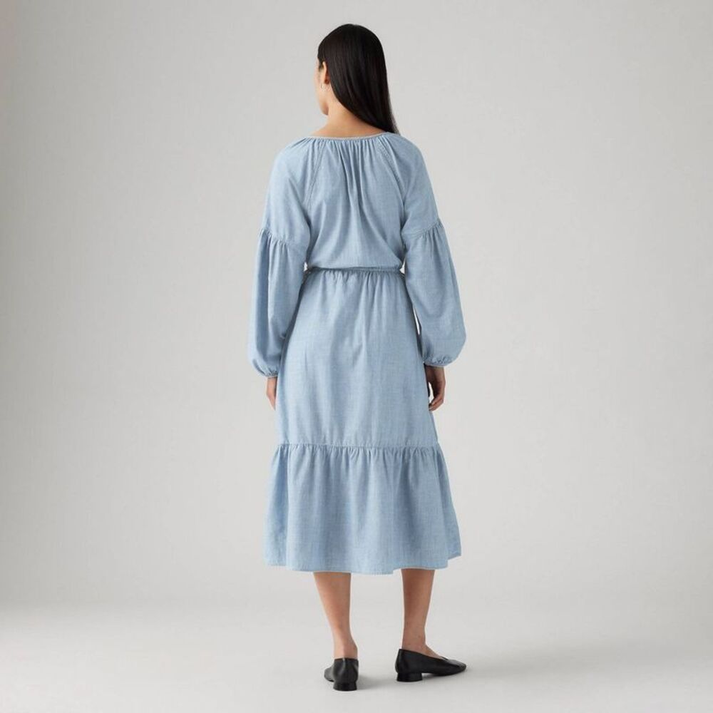 Levi's - Women's Jolene Long Sleeve Maxi Dress - Hon Honestly Happy - Picture 2 of 3